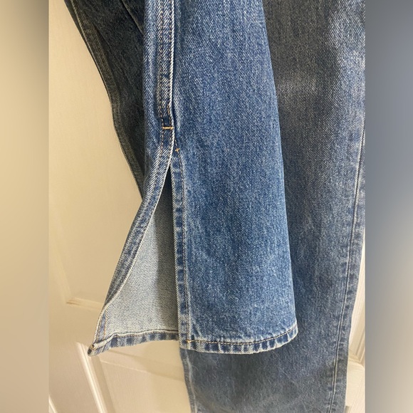 Zara TRF jeans Wide-leg split high waisted azul - Picture 11 of 15